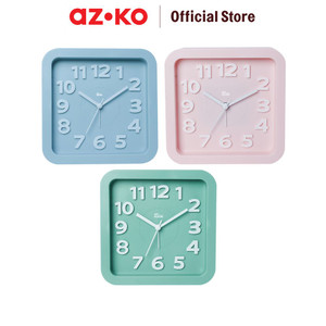 AZKO Arthome 15.1 cm Jam Weker Cub Alarm Clock Waker Clock Jam Alarm Analog Dekorasi Kamar Tidur - Biru