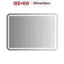 AZKO Acroz 50X60 cm Cermin Dinding Led Anti Fog Rectangle Bathroom Wall Mirror Cermin Tembok Led Aksesori Kamar Mandi Furniture Rumah