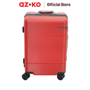 AZKO Luggo Spectrum Koper Luggage Koper Tas Jalan-Jalan Travel Bag Tas Roda - Merah, 20 inci