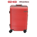 AZKO Luggo Spectrum Koper Luggage Koper Tas Jalan-Jalan Travel Bag Tas Roda - Merah, 20 inci