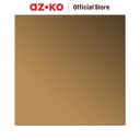 AZKO Forhom Cermin Dinding Stiker Wall Mirror Kaca Dinding Tempel Cermin Tembok Sticker Tempel Sticker Bathroom Wall Mirror - Bronze 40x40 cm