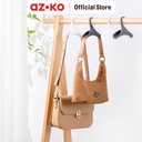 AZKO Stora 11 Cm Set 2 Pcs Hanger Tas Plastik Pp - Putih - Abu-abu