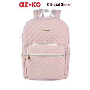AZKO Passport Minji Tas Ransel Adult Backpack Tas Punggung Dewasa Ransel Gendong Serbaguna - Biru