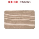 AZKO Forhom 60X39 cm Keset Kamar Mandi Diatomite Hard Printed Sandy Bathmat Motif Kain Lap Kaki Toilet Bathroom Door Mat Alas Lantai