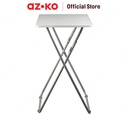 AZKO Krisbow Meja Lipat Personal - Putih/Abu-Abu Meja Serbaguna Folding Table Multifunctional Foldable Desk Personal Table Furniture House
