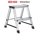 AZKO Fixsteps 42 cm Tangga Lipat Aluminium Stool 2 Step Multifunction Household Ladder Peralatan Rumah Tangga Tangga Buka Tutup Foldable Ladder