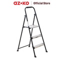 AZKO Fixsteps 1.1 mtr Tangga Lipat Aluminium Basic 3 Step - Hitam Multifunction Household Ladder Peralatan Rumah Tangga Tangga Buka Tutup Foldable Ladder