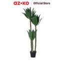 AZKO Arthome 150 cm Tanaman Artifisial Agave Tree Dengan Pot Tumbuhan Tanaman Buatan Dekorasi Plant Sintetis Pajangan Rumah Serbaguna Hiasan Properti Foto