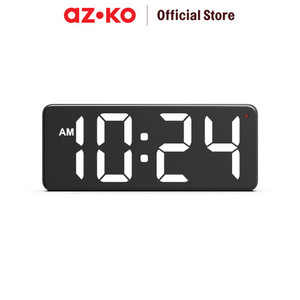 AZKO Arthome Jam Meja LED Desk Clock Jam Led Aesthetic Dekorasi Meja Hiasan Rumah Tempat Komersial - Merah