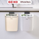 AZKO Stora 9 ltr Tempat Sampah Gantung Dengan Hook Hanging Trash Tong Sampah Wadah Pembuangan Alat Kebersihan Indoor Trash Bin - Krem