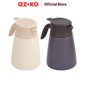 AZKO Kris Clarks Teko Vacuum Flask Drinkware Pitcher Vakum Flask Perlengkapan Minum Water Kettle Ceret Vacuum Flask Wadah Air Minum Panas - Abu-abu