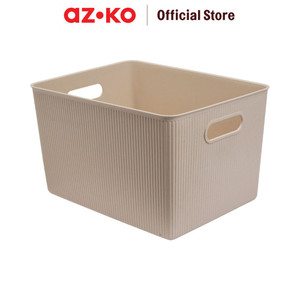 AZKO Tatay Baobab Keranjang Penyimpanan Ecohome Handle Storage Basket Kotak Penyimpanan Serbaguna Bin Organizer Tempat Simpan Barang - XL