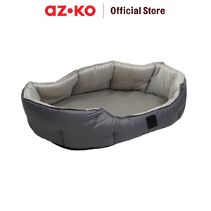 AZKO Paws N Tail Tempat Tidur Hewan Waterproof Oxford Pet Bed Kasur Hewan Peliharaan Alas Tidur Anjing Kucing Pet Accessories - Abu-abu