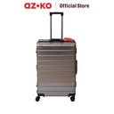 AZKO Luggo Vulcan Koper Aluminium Tsa Lock Hardcase Luggage Koper Bagasi Dengan Tsa Tas Jalan-Jalan Travel Bag Tas Roda - Hitam, 26 inci