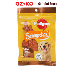 AZKO Pedigree 7 gr Schmackos Camilan Anjing Makanan Ringan Anjing Dog Snack Kebutuhan Hewan Peliharaan - Grilled Liver