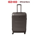 AZKO Heys Ez Fashion Koper Pc Tsa Lock Hardcase Luggage Koper Bagasi Dengan Tsa Tas Jalan-Jalan Travel Bag Tas Roda - Abu-abu, 26 inci