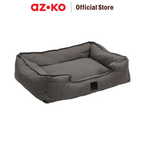 AZKO Paws N Tail Tempat Tidur Hewan Linen Pet Bed Kasur Hewan Peliharaan Alas Tidur Anjing Kucing Pet Accessories - Abu-abu