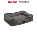AZKO Paws N Tail Tempat Tidur Hewan Linen Pet Bed Kasur Hewan Peliharaan Alas Tidur Anjing Kucing Pet Accessories - Abu-abu