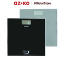 AZKO Kris 3.2X3.2X2.2 cm Timbangan Badan Digital Personal Body Weight Scale Alat Pengukur Berat Badan Penghitung Berat Tubuh - Abu-abu