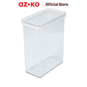 AZKO Kris Storeij Stoples Plastik Kedap Udara Jar Tempat Simpan Snack Dan Permen Setoples Toples Serbaguna Perlengkapan Dapur Wadah Makanan - 1300