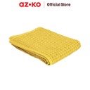 AZKO Forhom Handuk Travel Waffle Bath Towel Cotton Anduk Badan Travel Perlengkapan Traveling - Biru