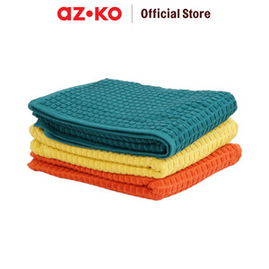AZKO Forhom Handuk Mandi Waffle Bath Towel Handuk Dewasa Anduk Badan Perlengkapan Mandi - Merah