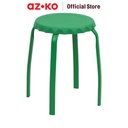 AZKO Soleil Soda Bangku Metal PP Multipurpose Stool Bangku Makan Cafe Restoran Tempat Duduk Serbaguna Furniture Interior Rumah - Merah