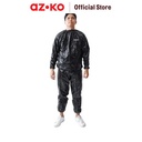 AZKO Kinetic Pakaian Sauna Sauna Suit Baju Dan Celana Sauna Pakaian Olahraga Perlengkapan Gym Dan Lari - XXL