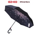 AZKO Passport 15 cm Payung Stick Reversible Stick Umbrella Umbrella Alat Peneduh Payung Stick Travel Pelindung Hujan - Sakura