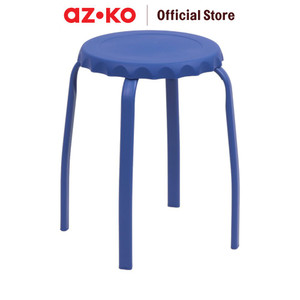 AZKO Soleil Soda Bangku Metal - Biru - Biru