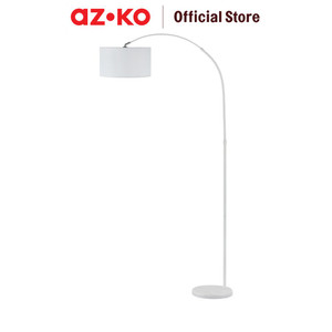 AZKO Eglare Mini Arco Lampu Lantai E27 Standing Floor Light Lampu Tiang Dekorasi Lampu Berdiri - Hitam