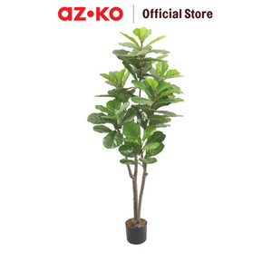 AZKO Arthome Tanaman Artifisial Fiddle Fig Tumbuhan Tanaman Buatan Dekorasi Plant Sintetis Pajangan Rumah Serbaguna Hiasan Properti Foto - 115cm