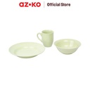 AZKO Delicia Set Farbe Perlengkapan Makan - Beige