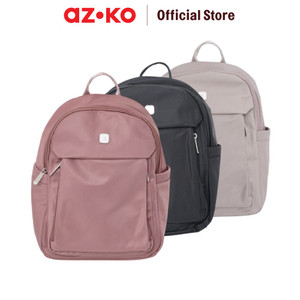 AZKO Passport Krista Tas Ransel Wanita Adult Backpack Tas Punggung Dewasa Ransel Gendong Serbaguna - Hitam