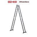AZKO Krisbow Tangga Aluminium Multifungsi - Hitam - 4x5 Steps