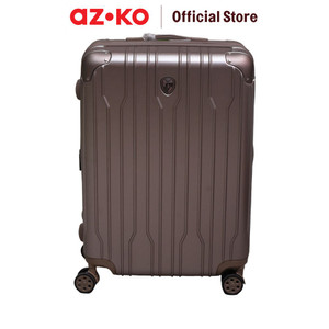 AZKO Heys Xtrak Koper PC Tsa Lock Hardcase Luggage Pc Koper Bagasi Dengan Tsa Tas Jalan-Jalan Travel Bag Tas Roda - Bronze, 26 inci