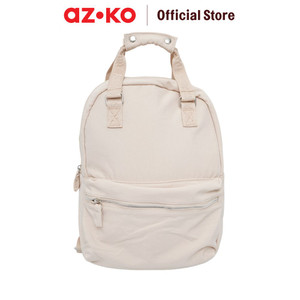 AZKO Passport Peribelle Tas Ransel Jacquard Adult Backpack Tas Punggung Dewasa Ransel Gendong Serbaguna - Hitam