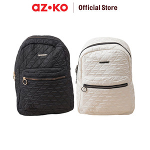 AZKO Passport Suzy Tas Ransel Wanita Adult Backpack Tas Punggung Dewasa Ransel Gendong Serbaguna - Hitam