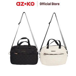 AZKO Passport Suzy Tas Selempang Crossbody Sling Bag Stylish Tas Crossbody Cewek Woman Bag Fashion Wanita - Putih