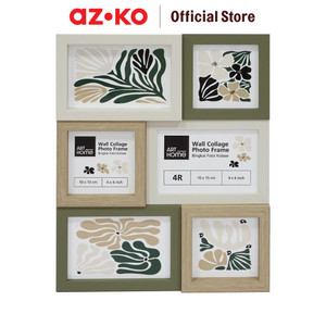 AZKO Arthome Bingkai Foto Dinding Wall Collage Kolase - 4 Kolase