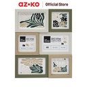 AZKO Arthome Bingkai Foto Dinding Wall Collage Kolase - 4 Kolase