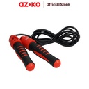 AZKO Kinetic Tali Skipping Dengan Counter - Hitam/Merah