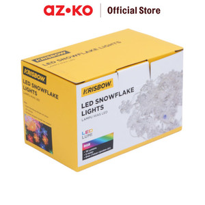 AZKO Krisbow Lampu Hias Led Fairylight Snowflake