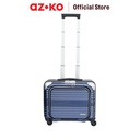 AZKO Legend Walker 18 inci Blade Koper Carbon Tsa Lock - Biru Navy