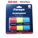 AZKO Berwyn Overgrip Badminton Perforated Grip Raket Over Grip Racket Badminton Perlengkapan Alat Olahraga Aksesoris Badminton - Hitam
