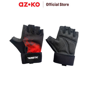 AZKO Kinetic Sarung Tangan Gym Extra Comfort Gym Gloves Pelindung Tangan Olahraga Weight Lifting Wristband Protection Sport Gloves - M