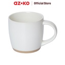 AZKO Delicia Etsy Mug Gelas Keramik Dengan Handle Cup Ceramic Wadah Minuman Perlengkapan Dapur Peralatan Minum - Abu-abu