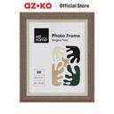 AZKO Arthome Bingkai Foto Meja Pf3315 Pigura Aesthetic Frame Tempat Foto Pajangan Dekorasi Rumah Figura - Hijau, 4R