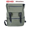 AZKO Passport Houston Tas Ransel - Hijau Adult Backpack Tas Punggung Dewasa Ransel Gendong Serbaguna
