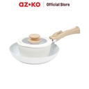 AZKO Kris Valerie Set Wajan Penggorengan & Panci Saucepan Detachable Cookware Set Wajan Saucepan Peralatan Masak Kitchen Tools